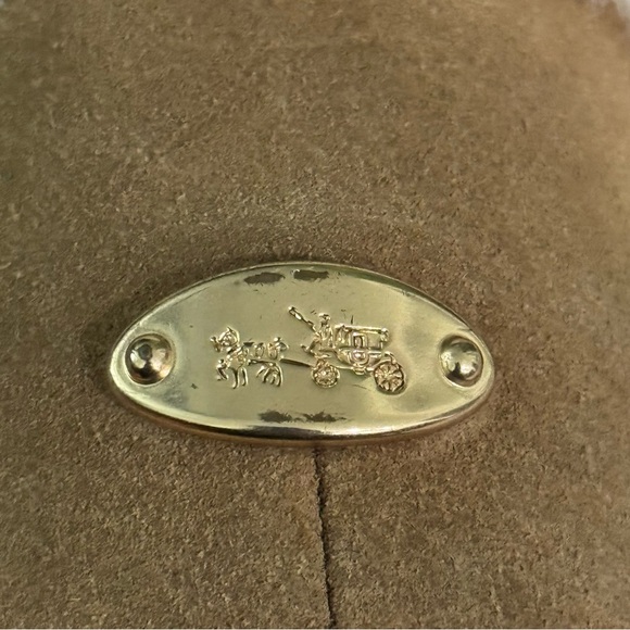 COACH IZZIE Boots Size 9 Signature Midcalf Suede Faux Fur FG4597 - Picture 11 of 15